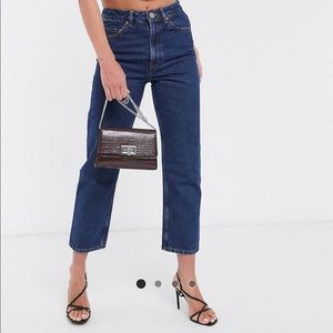 NWT ASOS DESIGN Recycled Florence Authentic Straight Leg Jeans